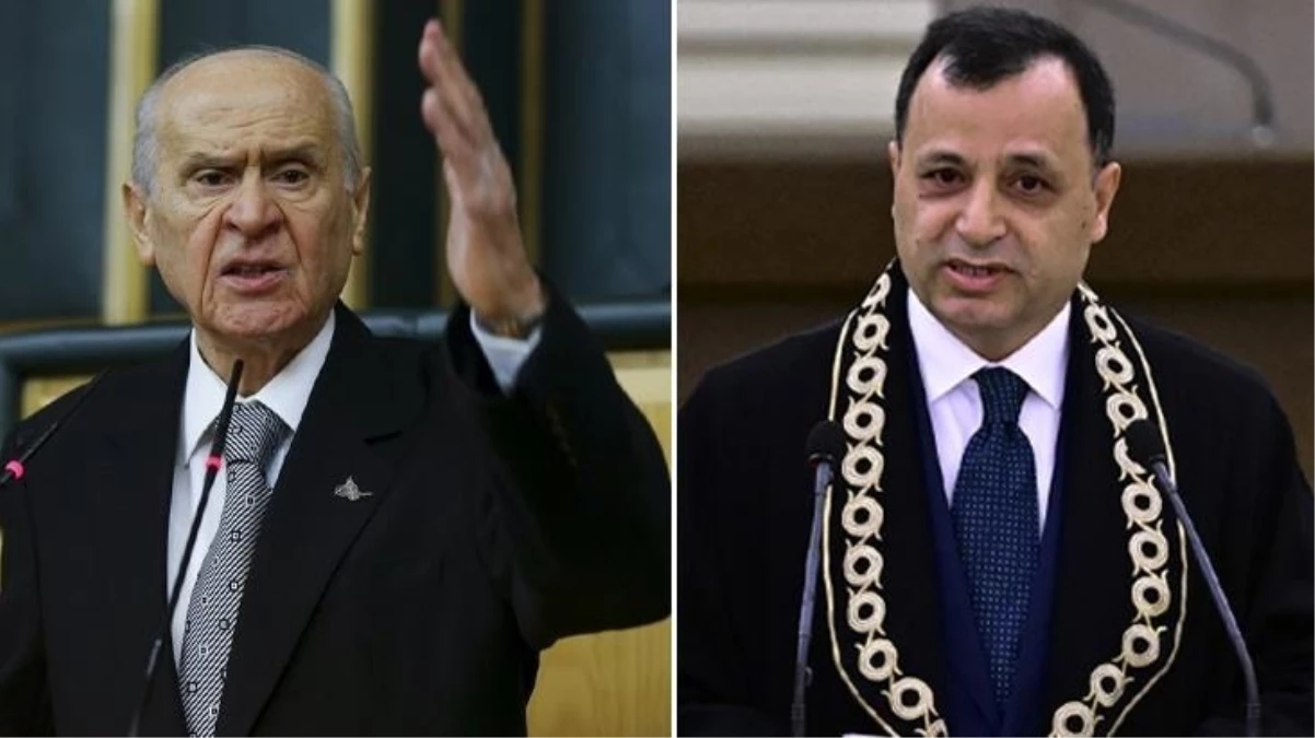 Bahçeli\'den AYM Başkanı Arslan\'a: Bay Zühtü, akladığınız cani terör saldırısı yaptı