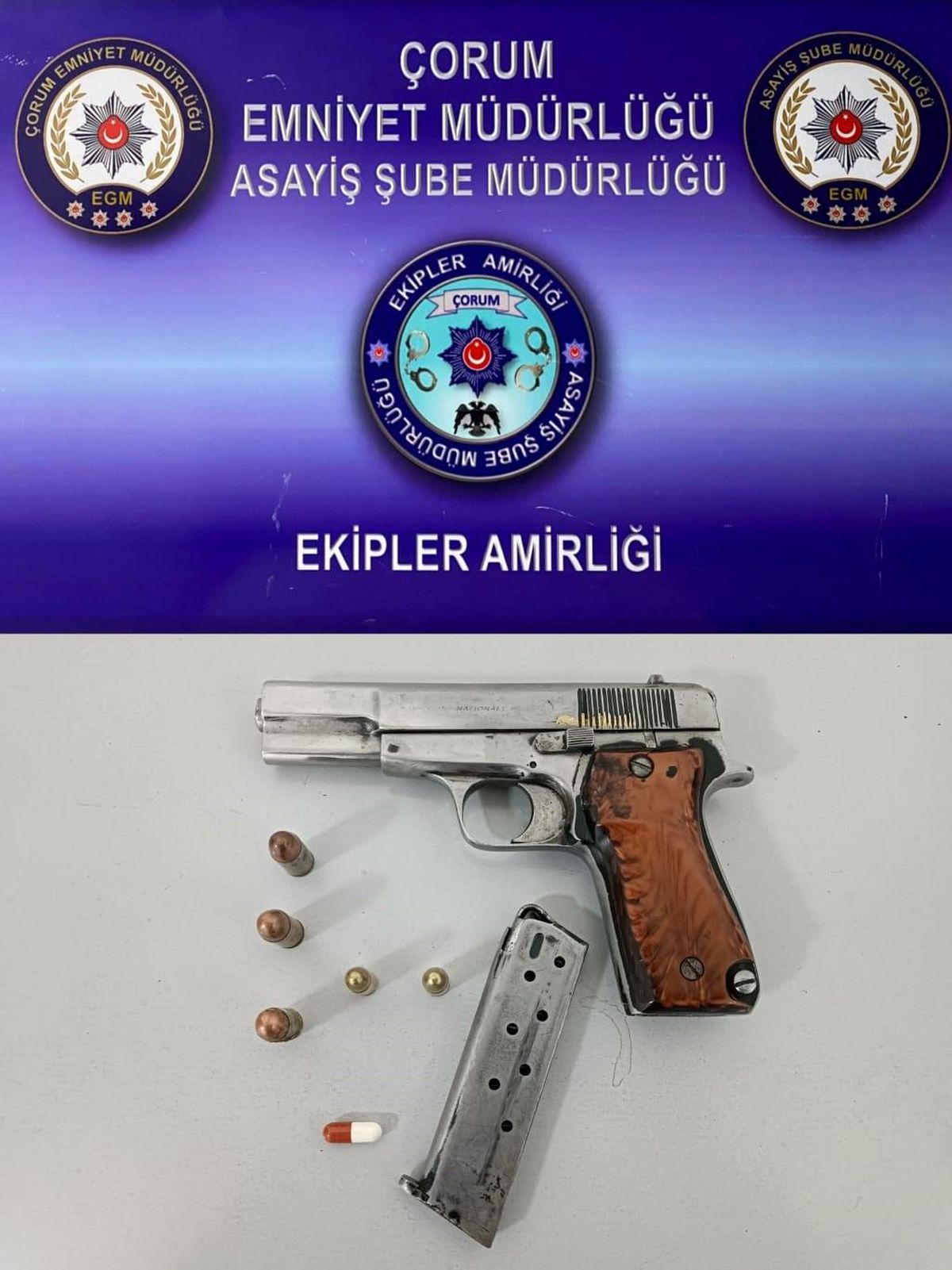 Çorum polisi, suç ve suçlularla mücadele çerçevesinde il merkezinde \'şok\' denetim gerçekleştirdi