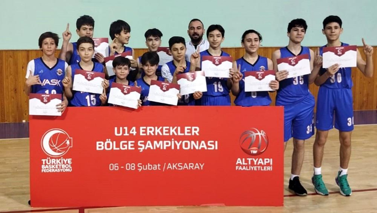 Kayseri Aksoy Spor U14 Türkiye Basketbol Şampiyonası\'nda son 32 takım arasına girdi