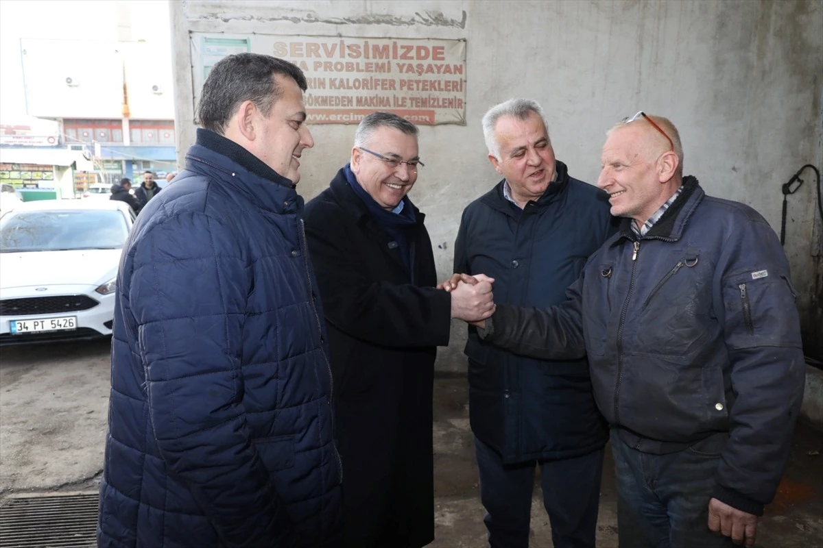 Kırklareli Belediye Başkanı sanayi esnafını ziyaret etti