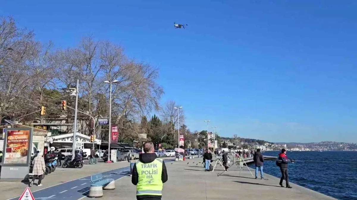 Sarıyer Emirgan Sahilinde Motosiklet Sürücülerine Ceza