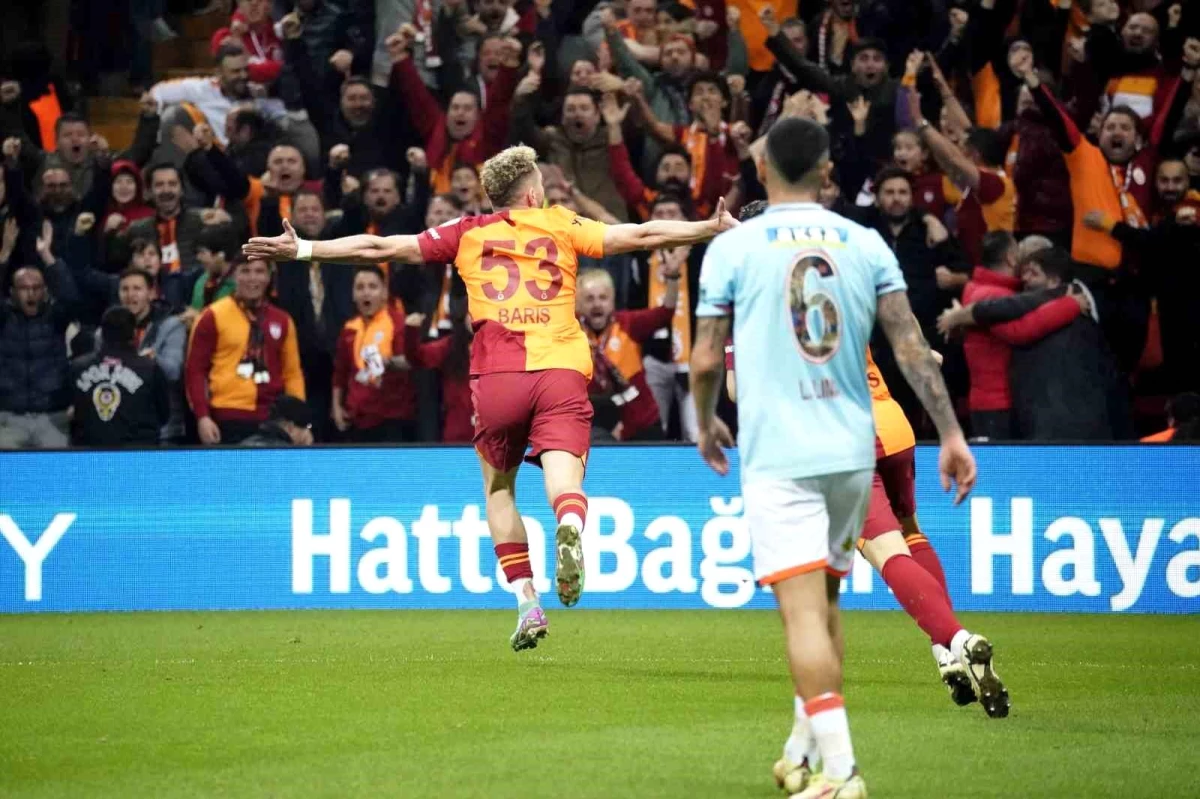 Galatasaraylı futbolcu Barış Alper Yılmaz, üst üste 3. maçında da gol attı