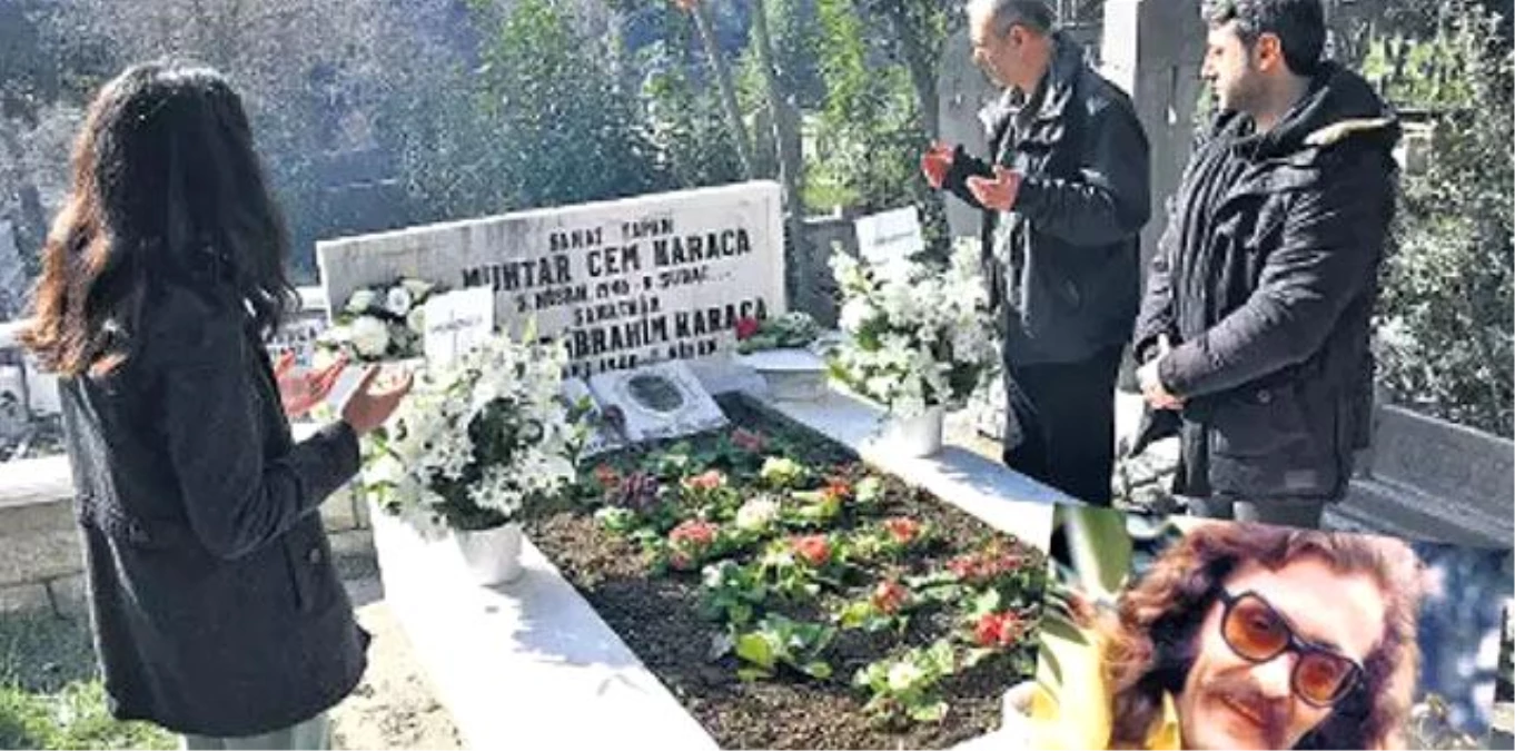 Cem Karaca\'nın mezarına hayranları sessizce çiçek bıraktı