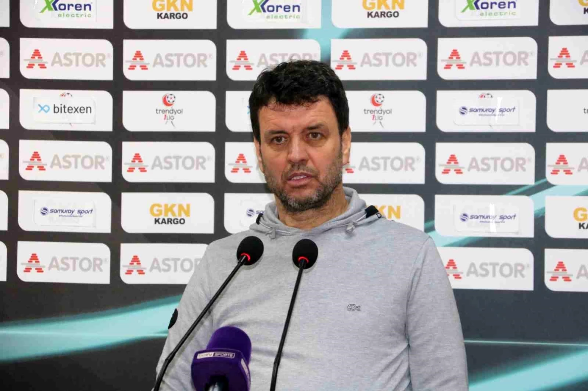Şanlıurfaspor Teknik Direktörü Cihat Arslan: Mücadele ettik, savaştık