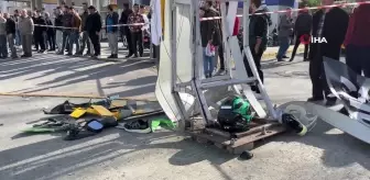 Feci kaza: Çarptığı yaya öldü, motosikletli ise ağır yaralandı