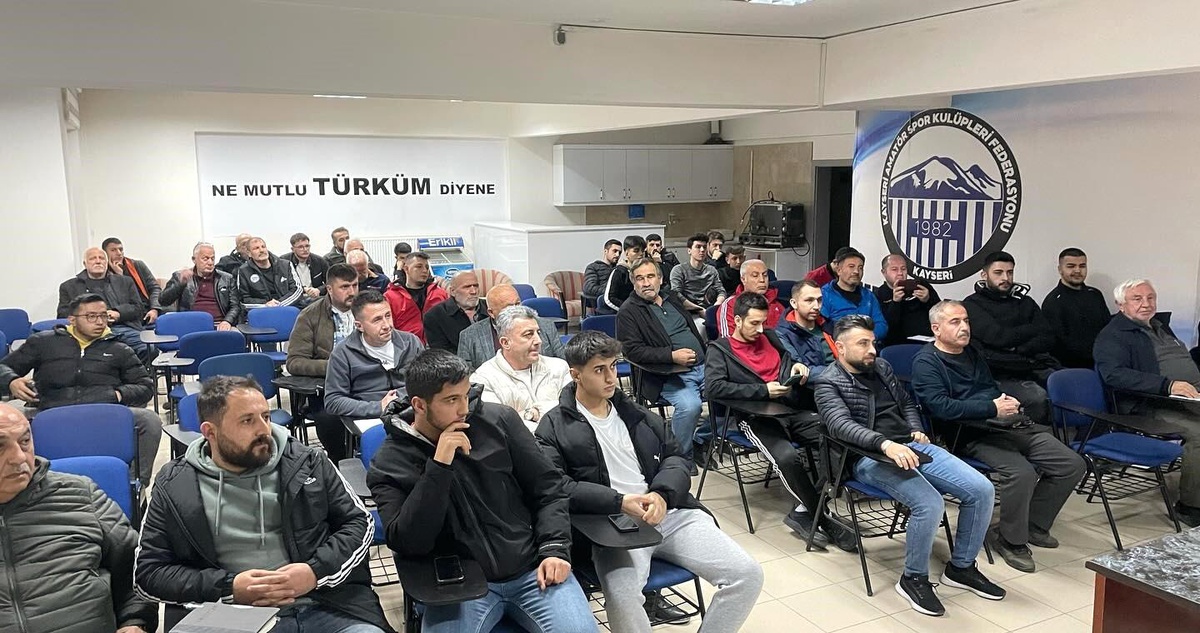 Kayseri 2. Amatör Küme Fikstür Çekimi Gerçekleştirildi