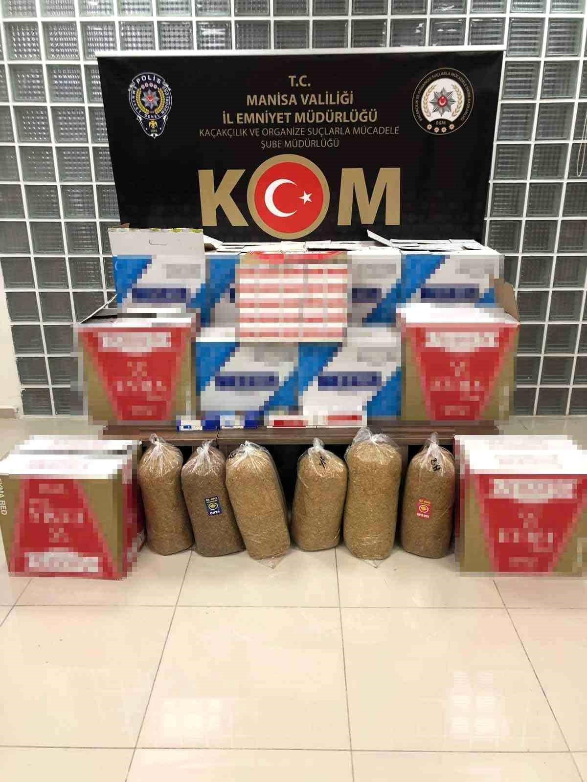 Manisa\'da Kaçakçılık Operasyonu: Çok Sayıda Gümrük Kaçağı Malzeme Ele Geçirildi