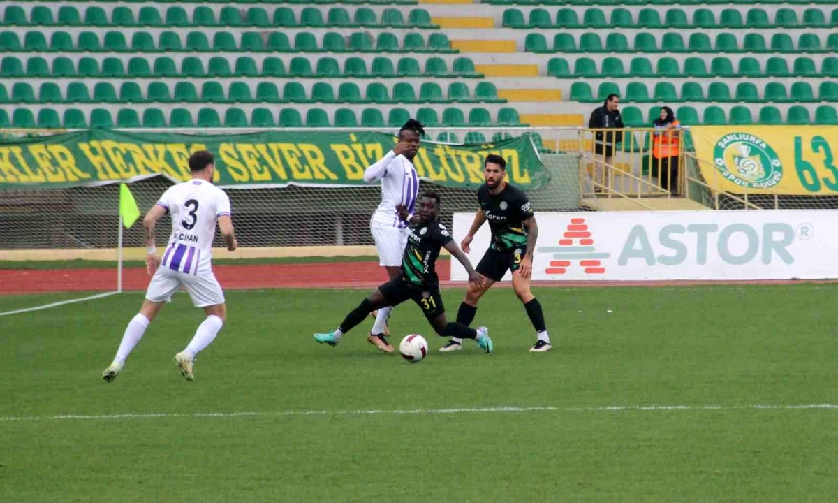 Şanlıurfaspor, Ankara Keçiörengücü ile berabere kaldı