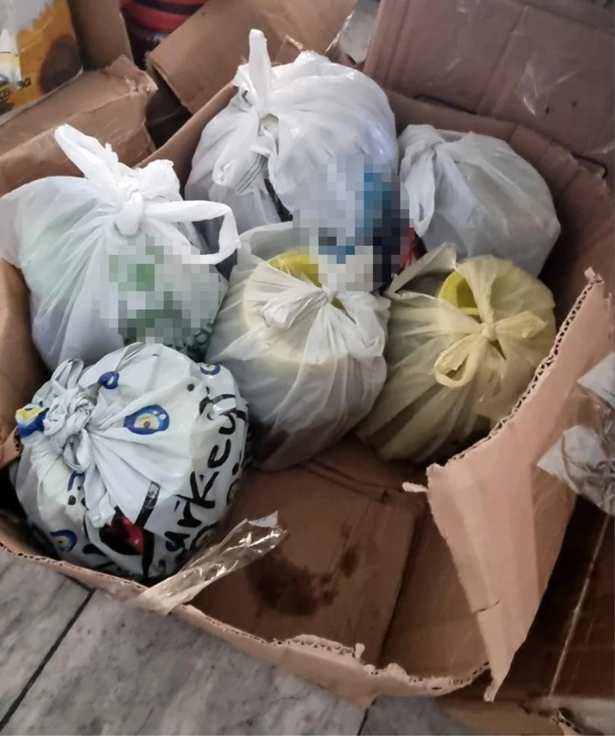 Yunanistan\'a açılan sınır kapısında kaçak gıda yakalandı