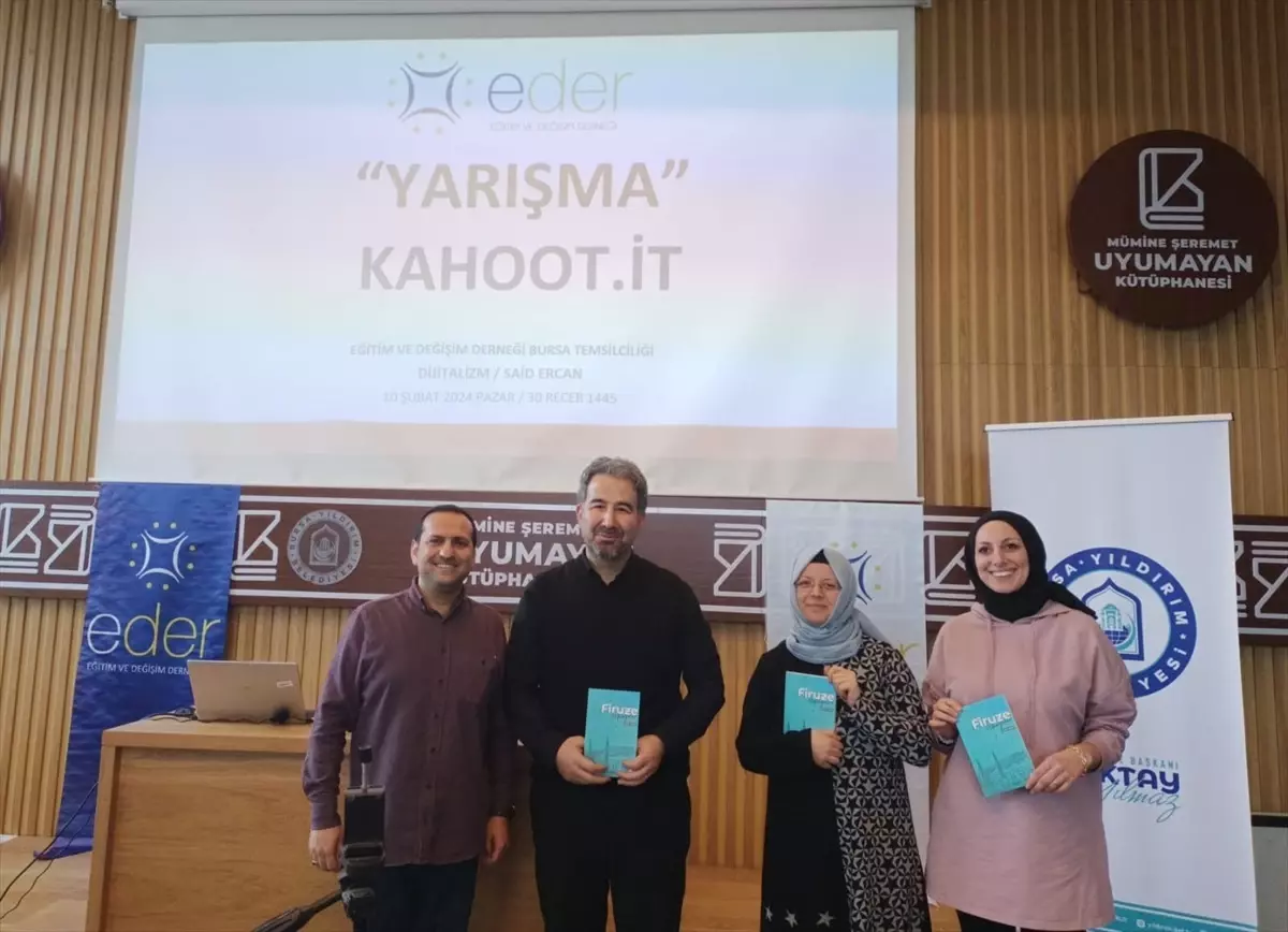 E-Der Bursa Temsilciliği, \'Eğitim Değişim Okumaları Muallim Kitap Meclisi\' etkinliği düzenledi