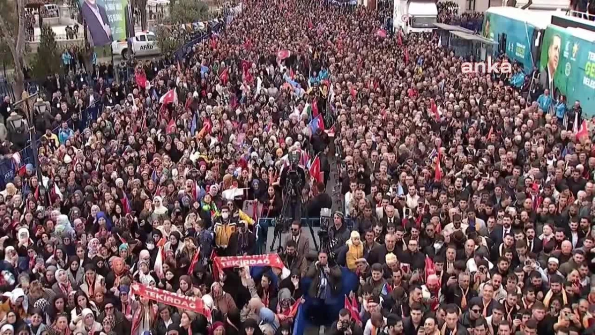 Erdoğan: Tekirdağ\'a misafir olduk, projelerimizi anlatamadık