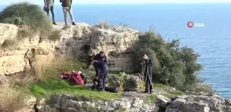 Falezlerde yaralı şahıs var diye geldiler, battaniye ve yastık çıktı