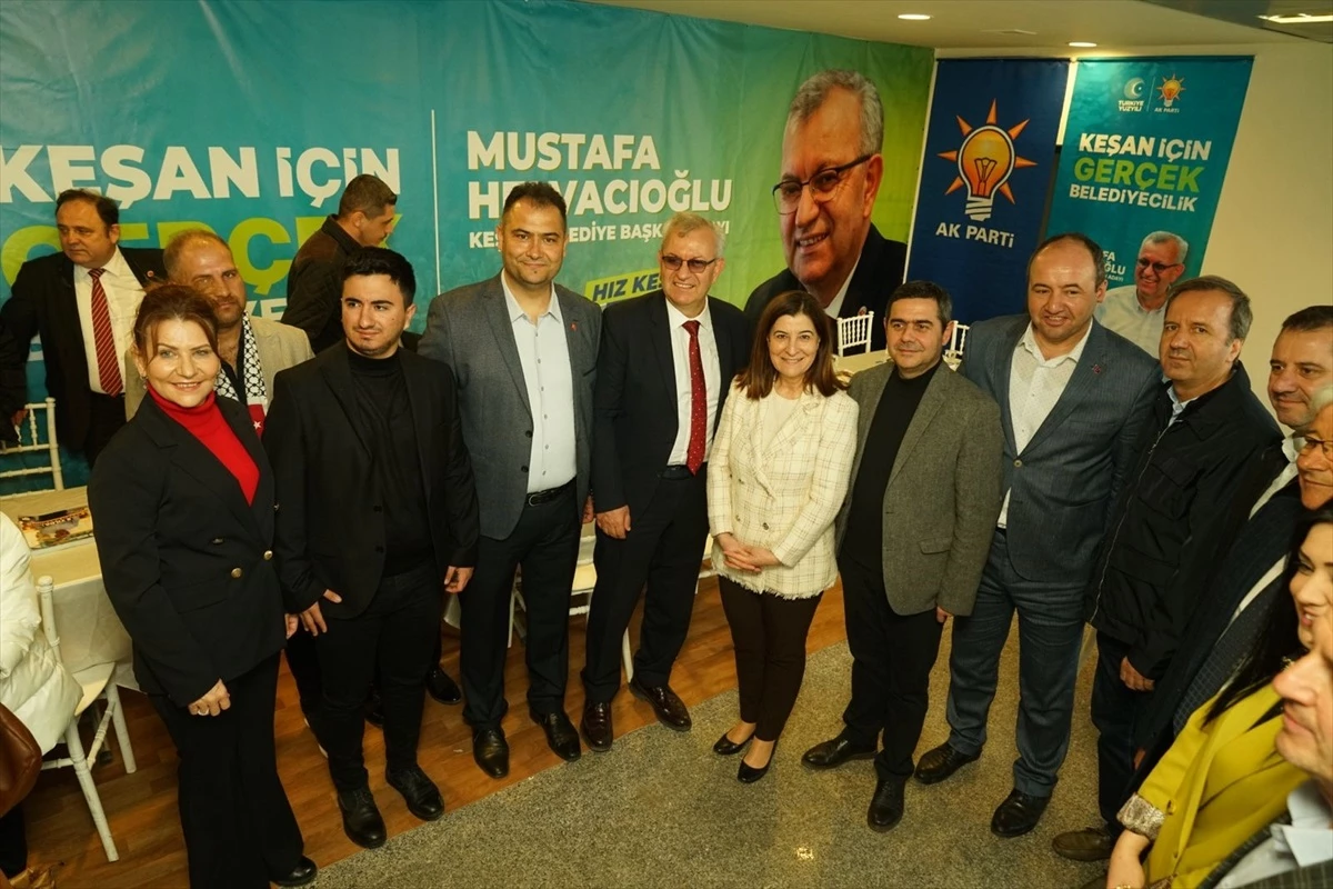 Edirne\'nin Keşan ilçesinde AK Parti Seçim Koordinasyon Merkezi açıldı