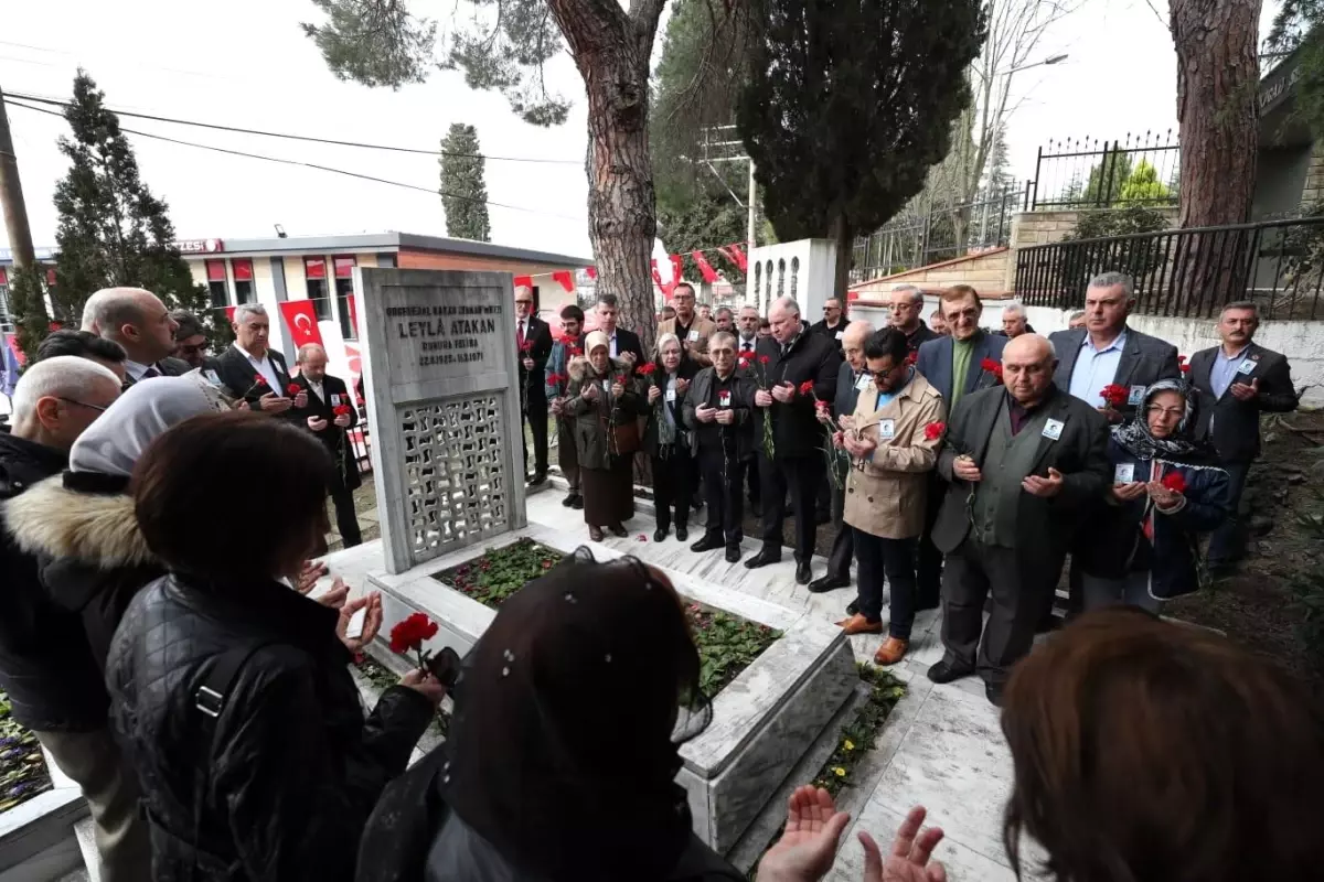 Türkiye\'nin İlk Kadın Belediye Başkanı Leyla Atakan ve Arkadaşları Anıldı