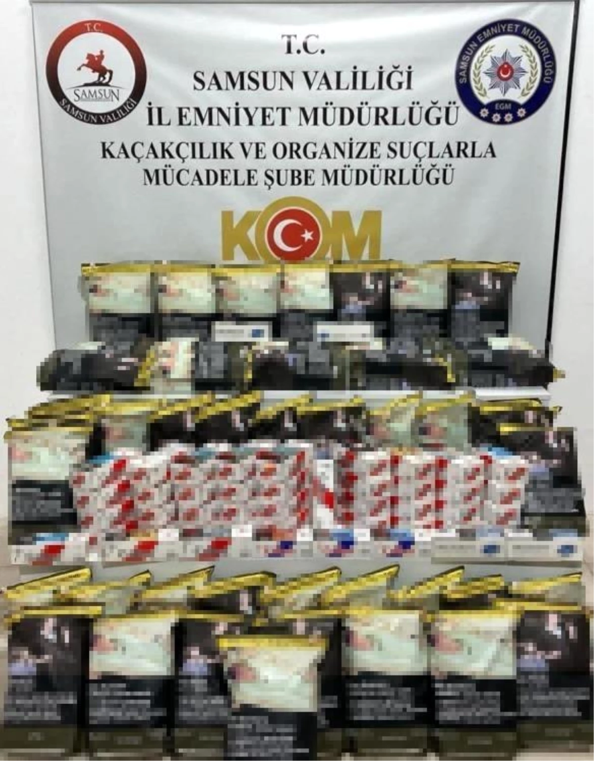 Samsun\'da Kaçak Tütün Operasyonu: 167 Paket Sahte Bandrollü Tütün Ele Geçirildi
