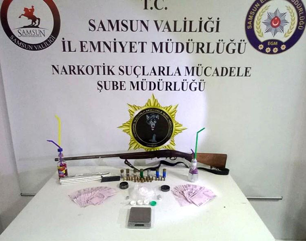 Samsun\'da uyuşturucu operasyonunda 1 kişi gözaltına alındı