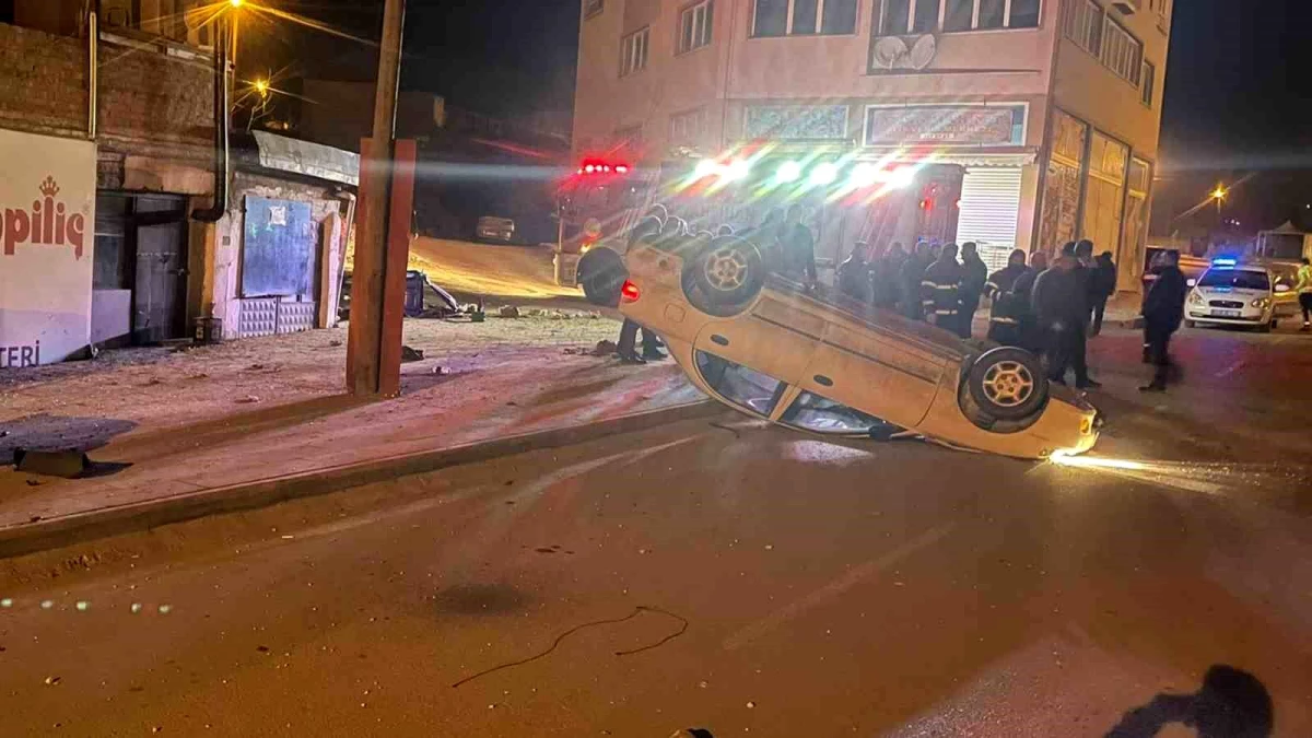 Kırıkkale\'de takla atan otomobil kazasında genç hayatını kaybetti