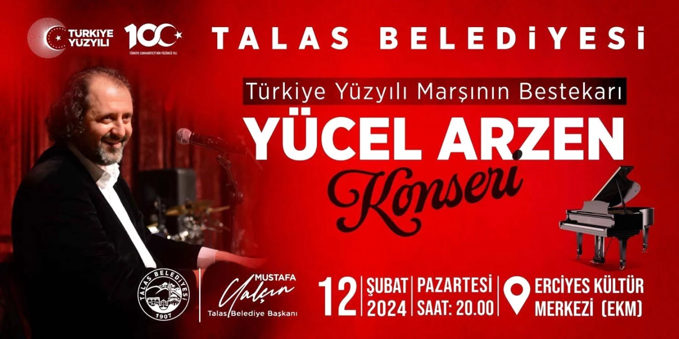 Yücel Arzen, Kayseri\'de konser verecek