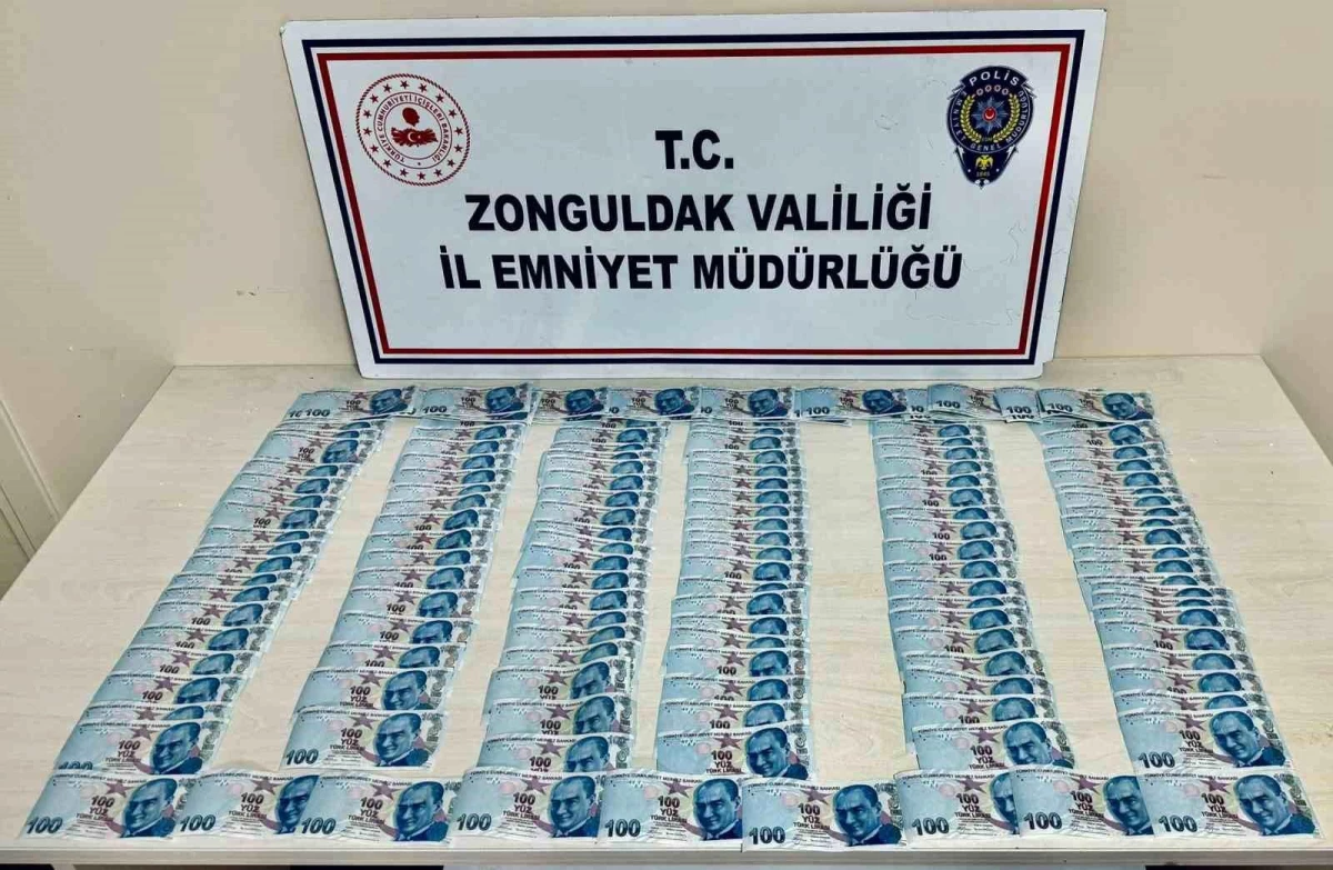 Zonguldak\'ta 15 Bin TL Sahte Para Ele Geçirildi