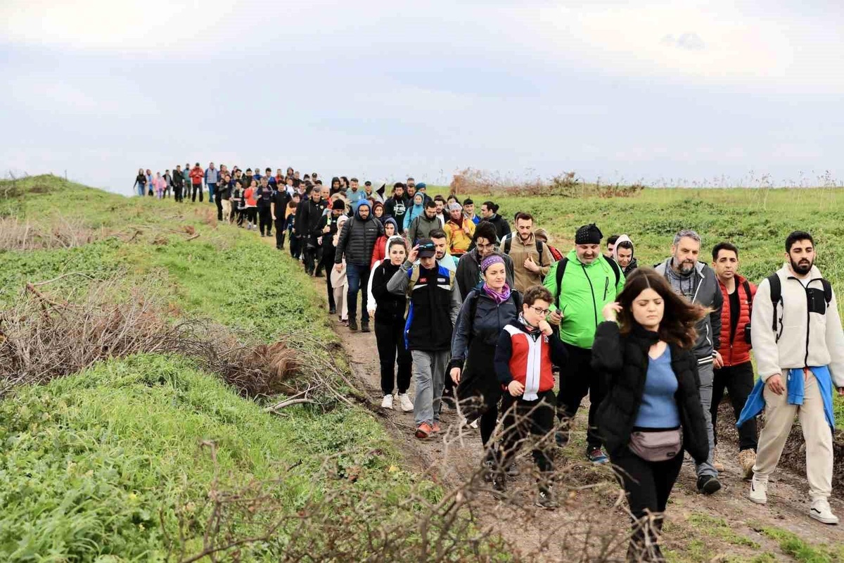 Aliağa\'da doğa tutkunlarına özel yürüyüş etkinliği