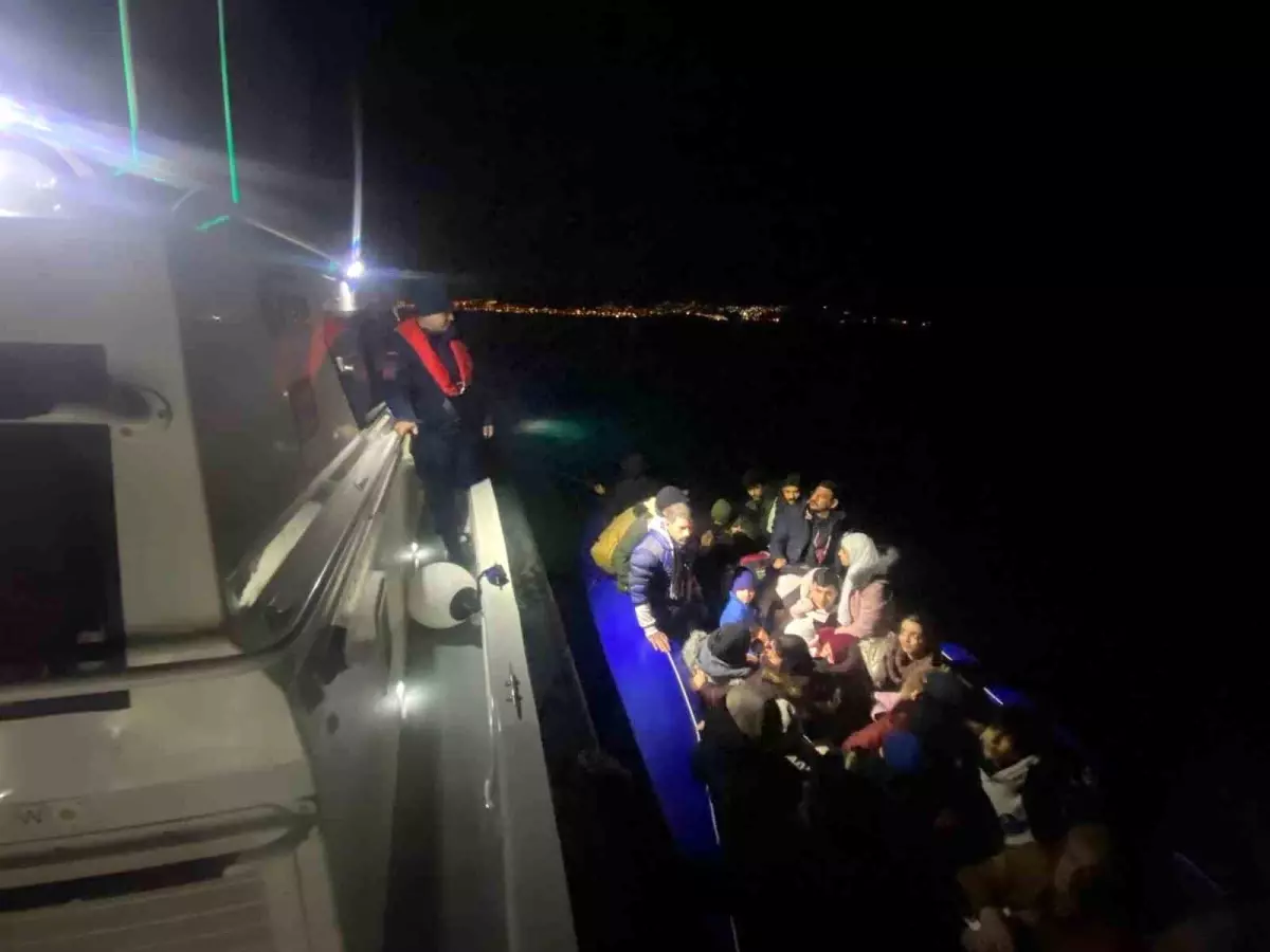 Muğla\'da 57 düzensiz göçmen ve 2 göçmen kaçakçısı yakalandı