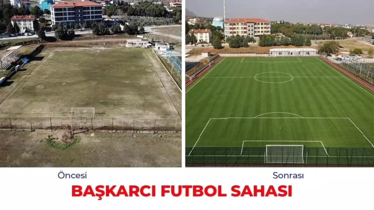 Başkarcı Futbol Sahası Yenilendi