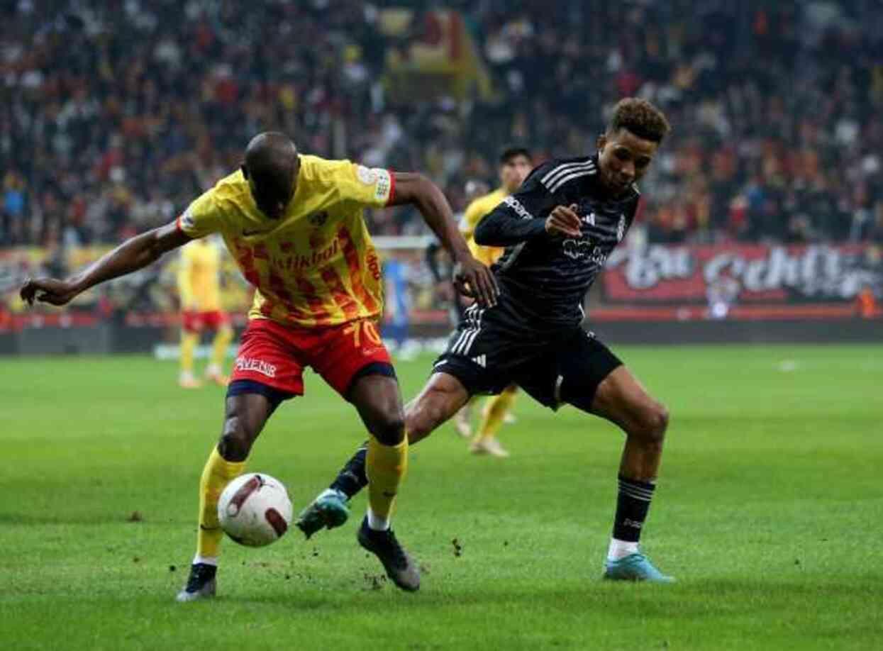 Kara Kartal 1 puana razı! Beşiktaş, Kayserispor ile deplasmanda golsüz berabere kaldı