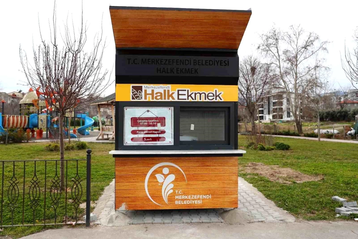 Merkezefendi Belediyesi Gümüşçay Mahallesi\'nde yeni bir Halk Ekmek büfesi açtı