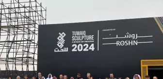 Tuwaiq Heykel 2024 sergisi Riyad'da sanatseverlerle buluştu