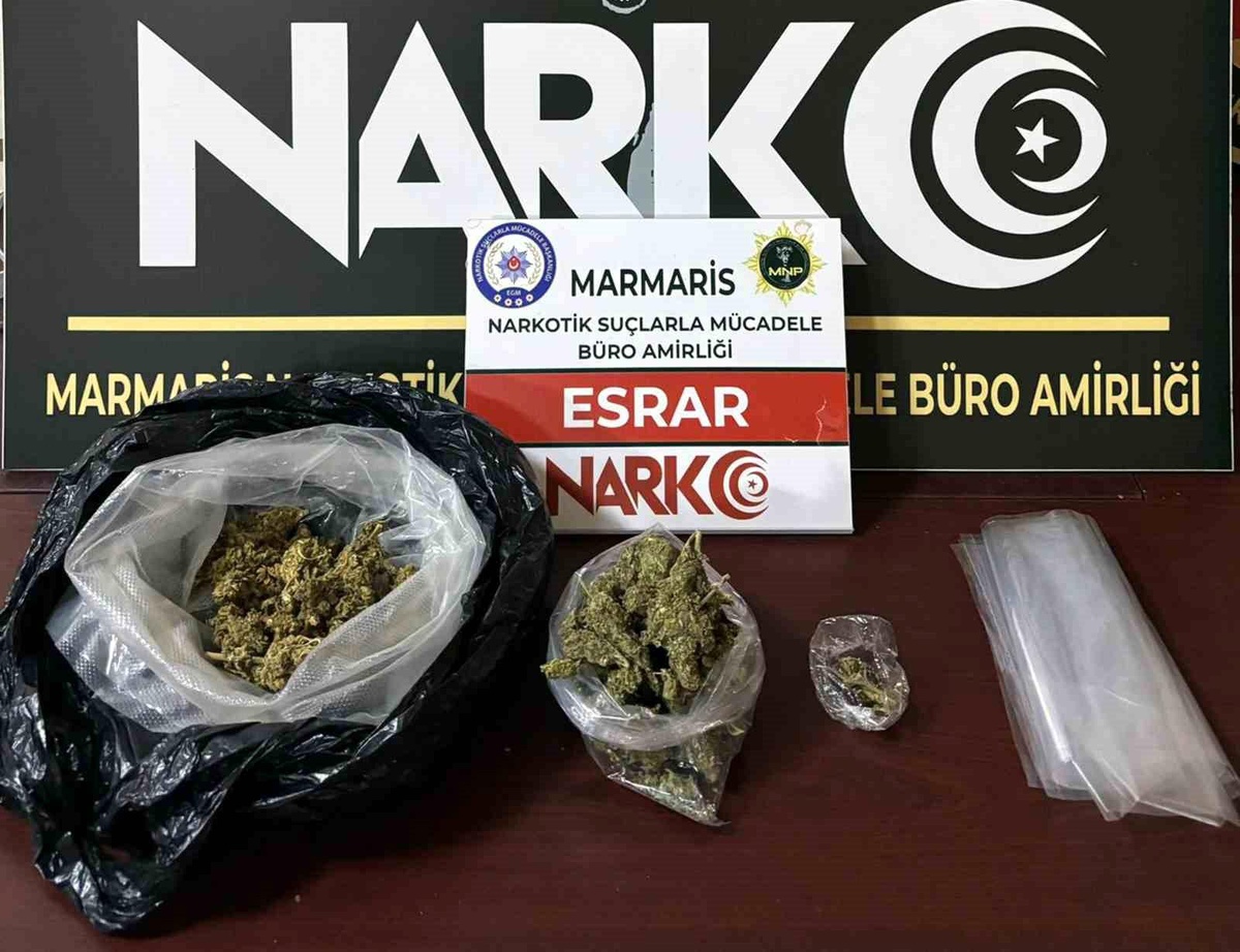 Muğla\'da 10 ayrı operasyonda 171,82 gram Bonzai ele geçirildi