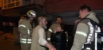 Avcılar'da bir binada yangın çıktı