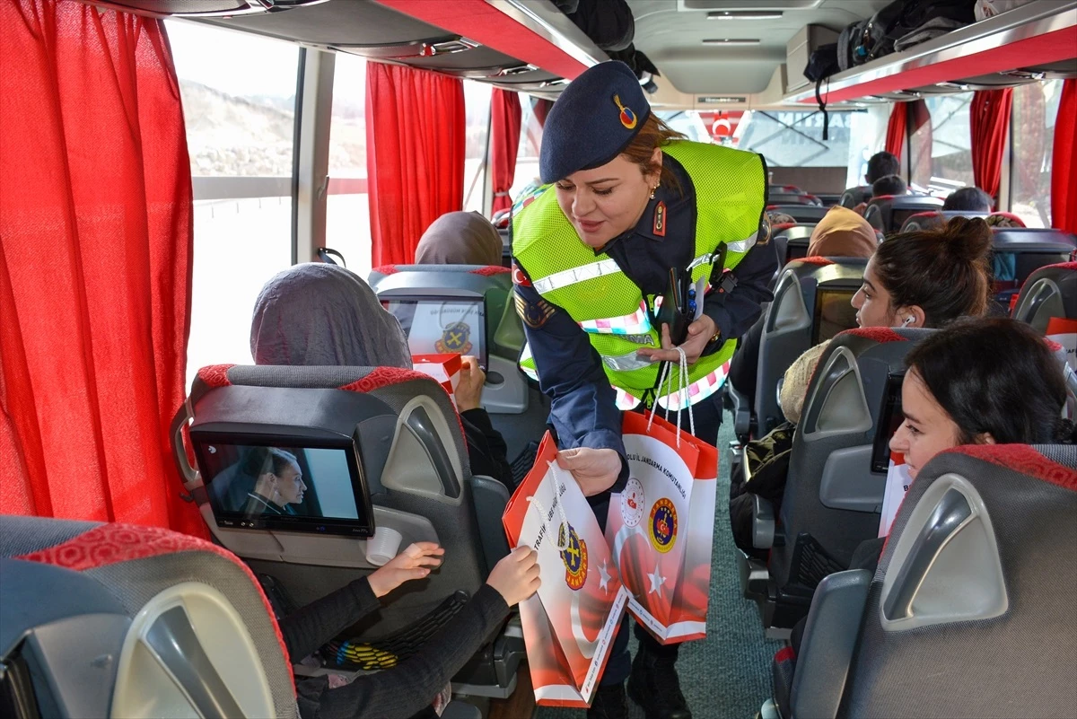 Mengen\'de Yolcu Otobüslerinde Emniyet Kemeri Denetimi