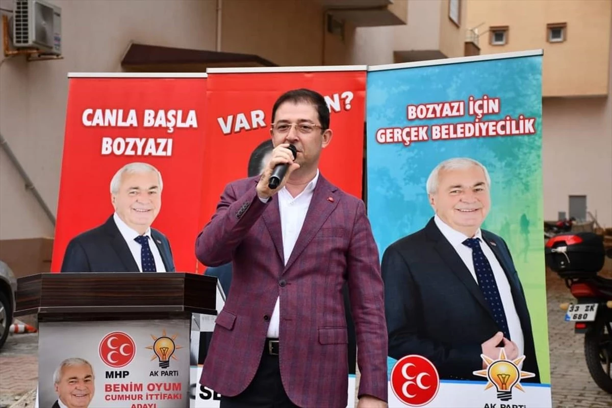 Cumhur İttifakı\'nın Mersin Büyükşehir Belediye Başkan adayı Serdar Soydan, Bozyazı ve Gülnar ilçelerini ziyaret etti
