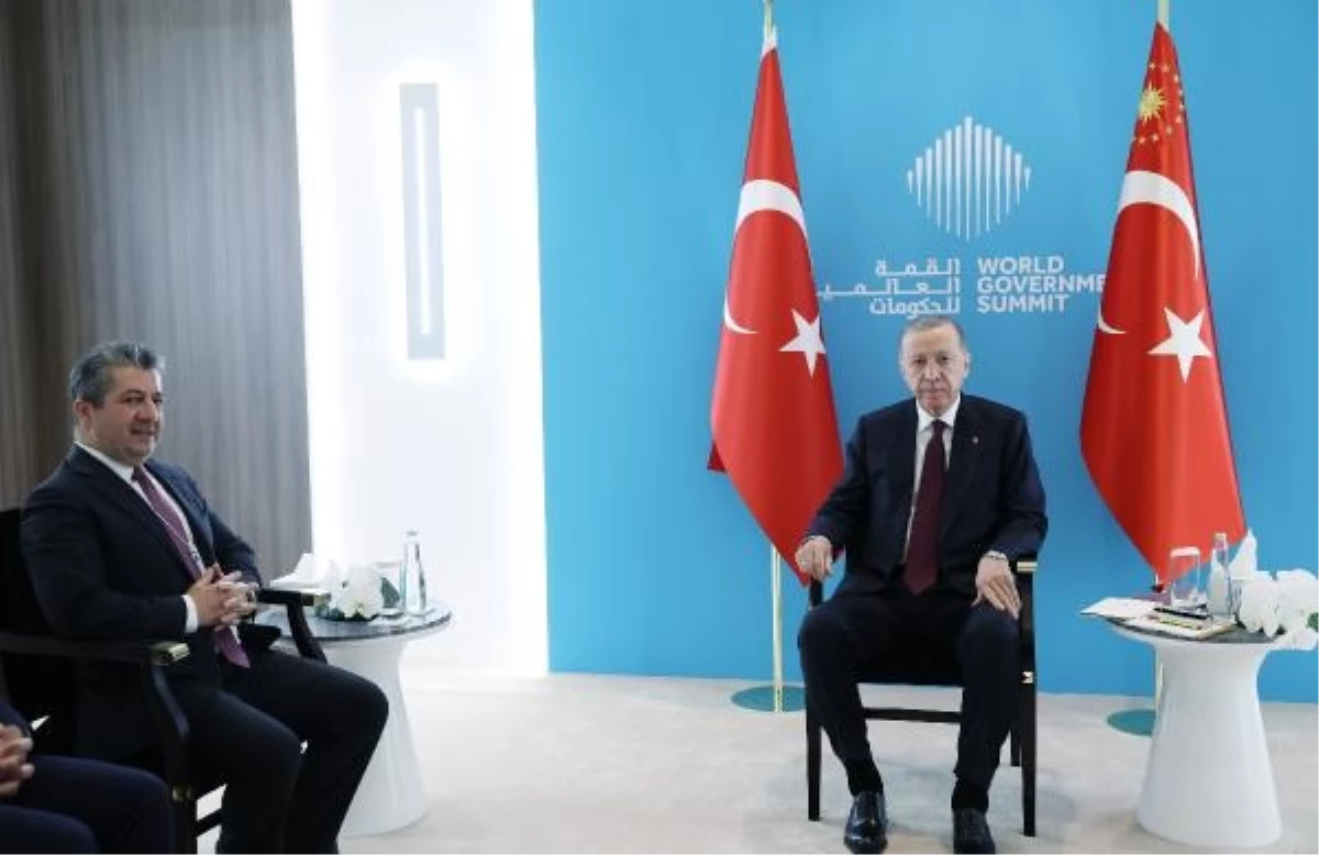 Cumhurbaşkanı Erdoğan, Irak Kürt Bölgesel Yönetimi Başbakanı Barzani\'yi kabul etti
