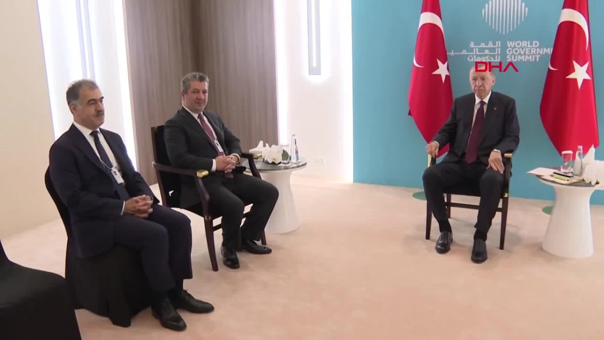 Cumhurbaşkanı Erdoğan, Irak Kürt Bölgesel Yönetimi Başbakanı Barzani\'yi kabul etti