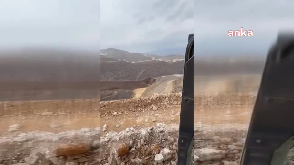 Erzincan\'da Altın Madeninde Toprak Kayması