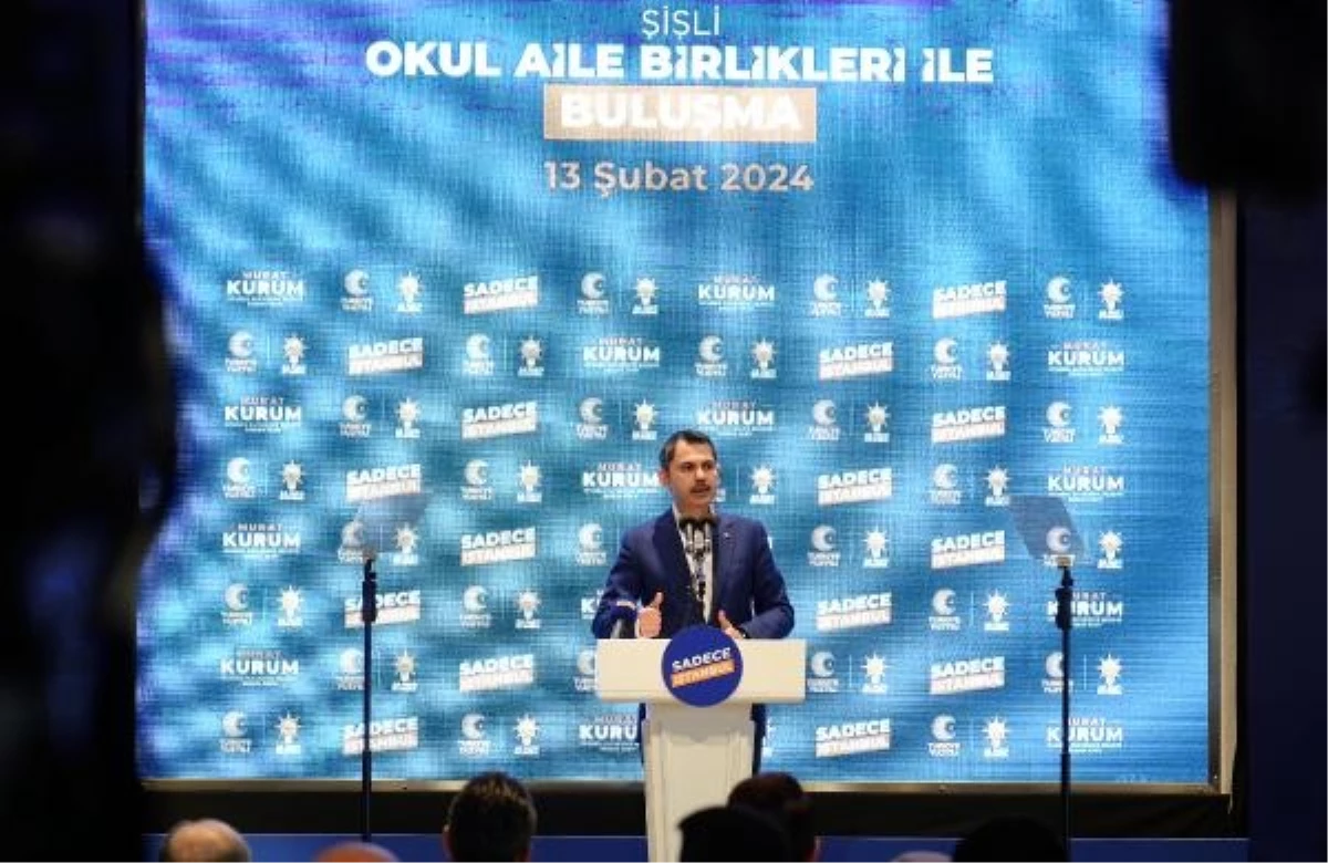 AK Parti İBB Başkan Adayı Murat Kurum, Şişli\'de Okul Aile Birlikleriyle buluştu