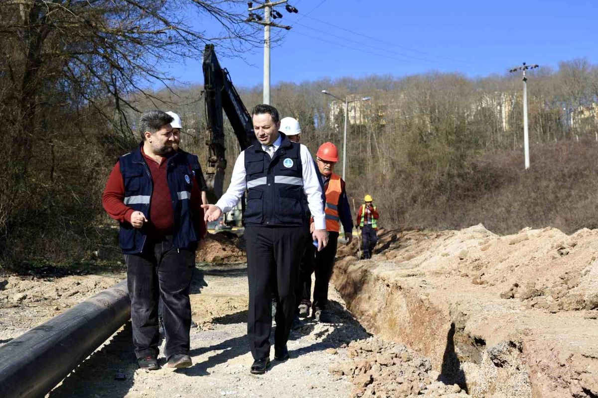 Sakarya Büyükşehir Belediyesi Şehir Hastanesi için altyapı çalışmalarına devam ediyor