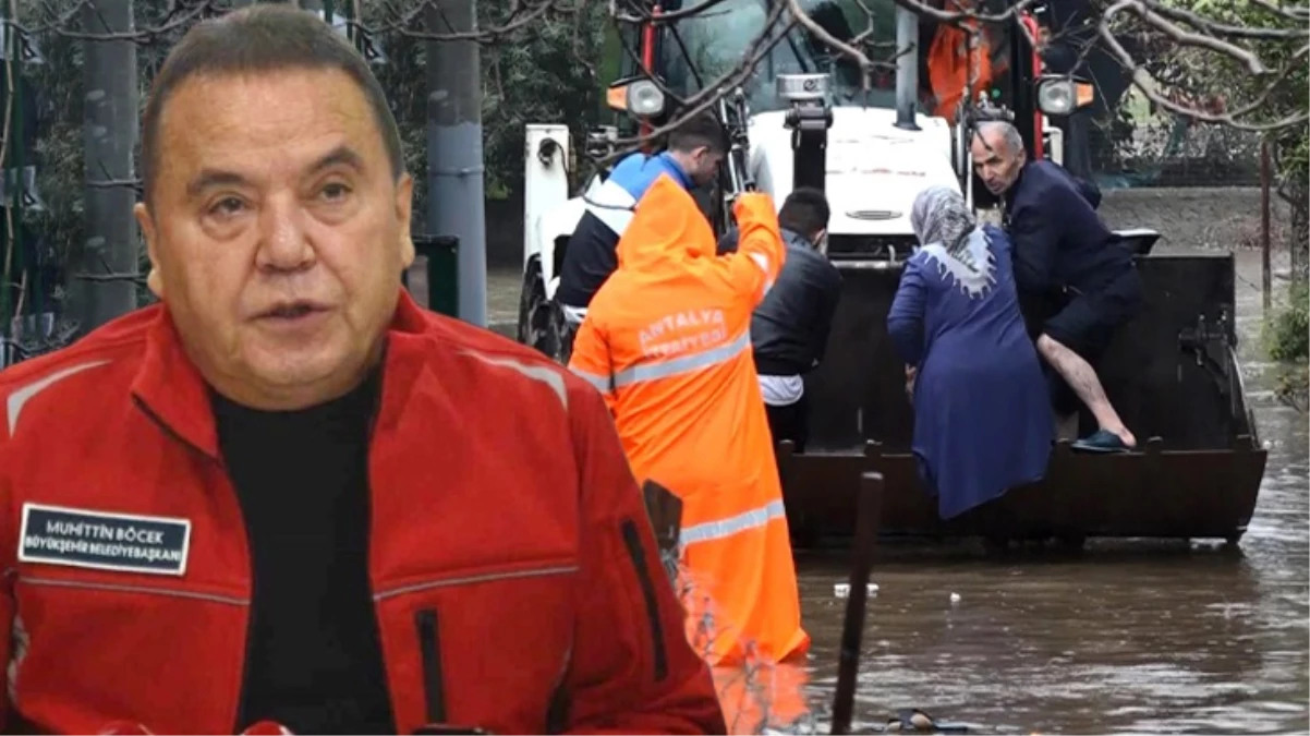 Antalya Büyükşehir Belediye Başkanı Böcek: Metrekareye 300 kilogramın üzerinde yağış düştü, evlerden çıkmayın