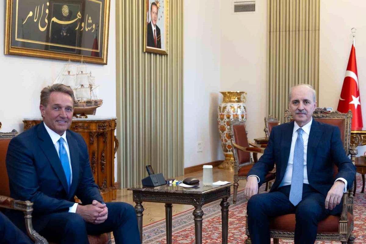 TBMM Başkanı Numan Kurtulmuş, ABD Büyükelçisi Jeffry L. Flake\'i kabul etti