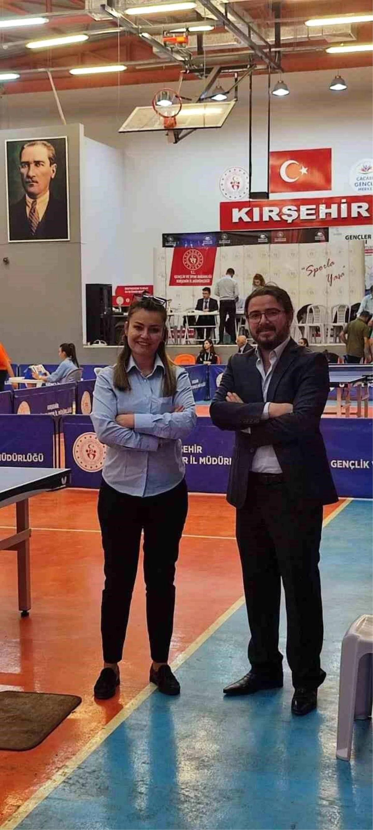 Üniversite Sporları Masa Tenisi Türkiye Şampiyonası Kırşehir\'de başladı