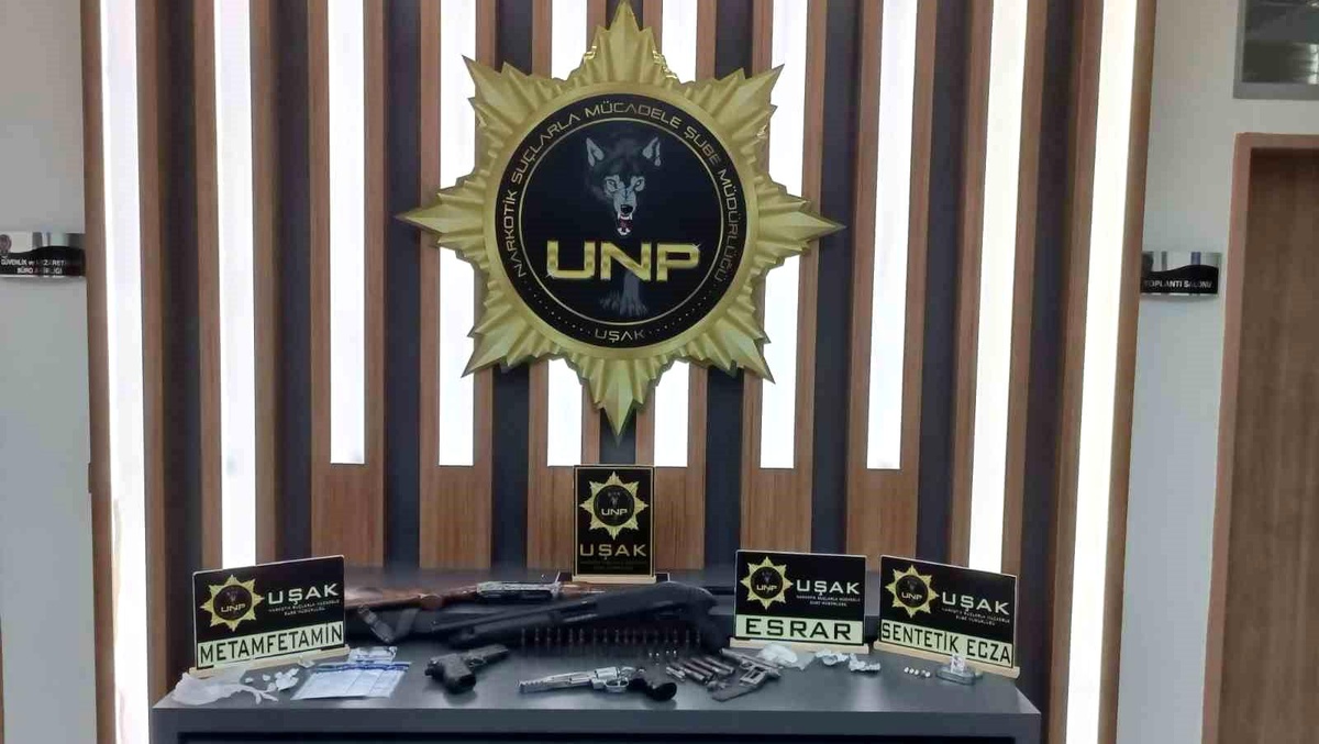 Uşak merkezli operasyonda 14 kişi gözaltına alındı