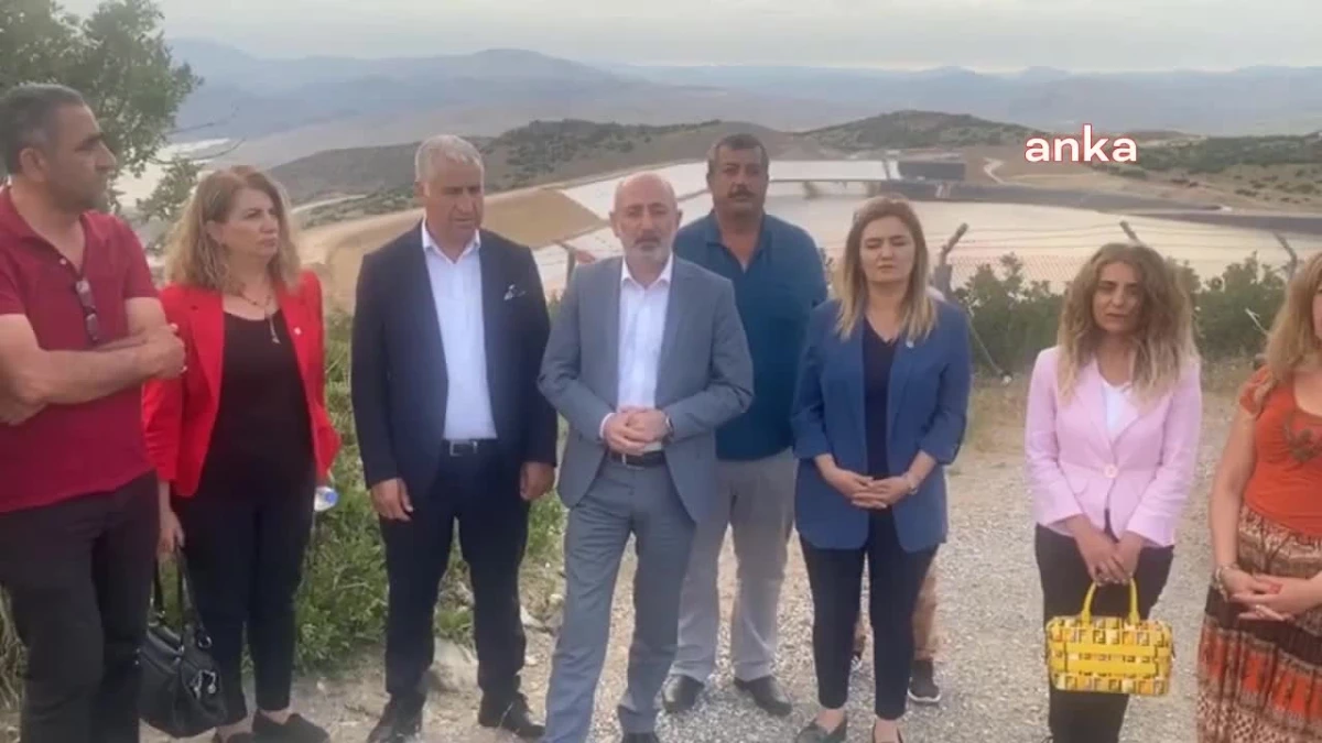 CHP Milletvekili Ali Öztunç, Çöpler altın madeninin tehlikelerine dikkat çekti