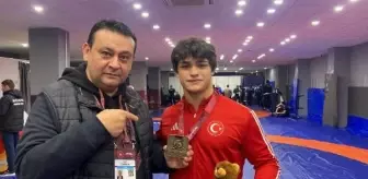 Avrupa Güreş Şampiyonası'nda Alperen Berber Altın Madalya Kazandı