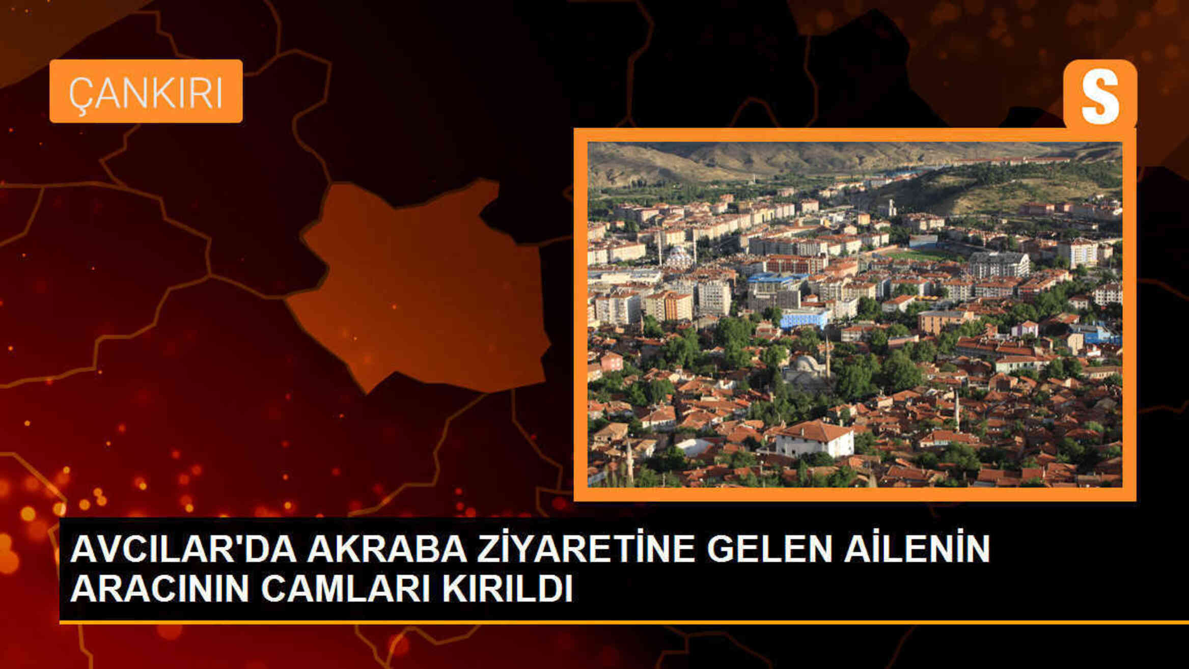 Çankırı\'dan Avcılar\'a misafirliğe gelen ailenin otomobiline taşlı saldırı