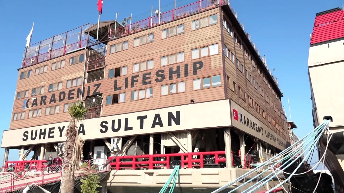 Hatay\'da yüzer yaşam kenti: Süheyla Sultan gemisi