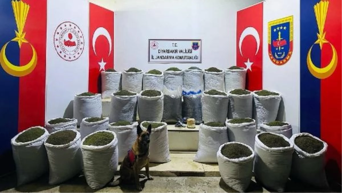 Diyarbakır\'da 611 kilo esrar ele geçirildi, 3 şüpheli gözaltına alındı