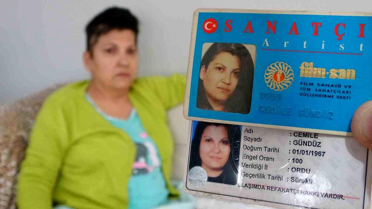 Ordulu Cemile Gündüz, engelli olmasına rağmen hayata tutunuyor