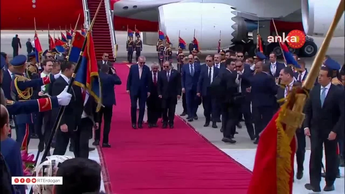 Cumhurbaşkanı Erdoğan, Mısır\'a resmi ziyaret gerçekleştirdi