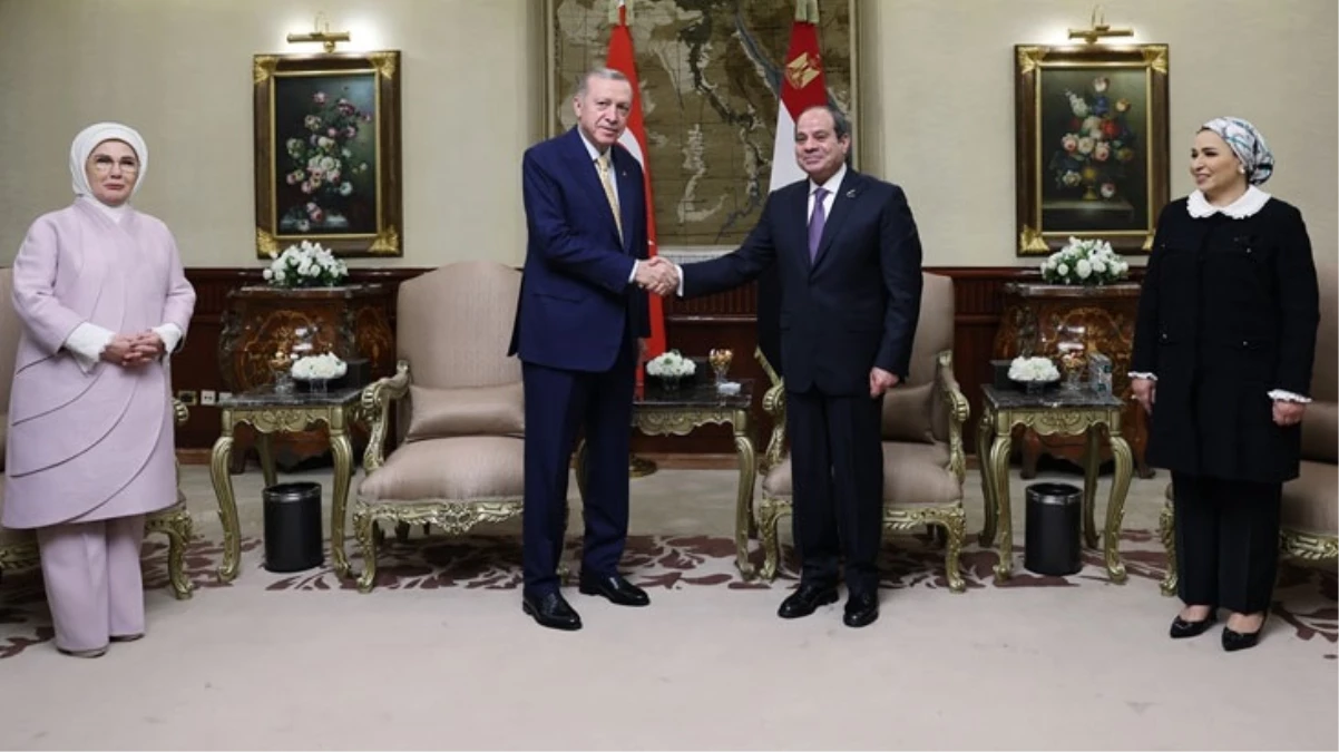 Erdoğan ve Sisi bir arada! First Lady\'ler de yıllar sonra buzları eritti